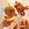 12Pcs Pendentif Capybara Dessin Animé Dessin Capybara Ailes Jitterbug Abeille Dauphin Eau Porte-clés Abeille Peluche Ornements à Suspendre Sac