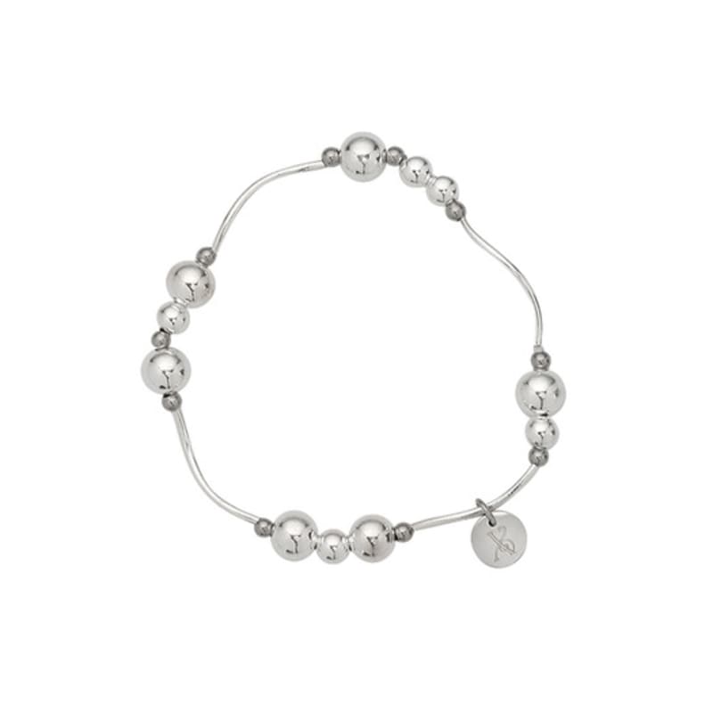 XANADU SILVER BALL BRACELET l SILVER
