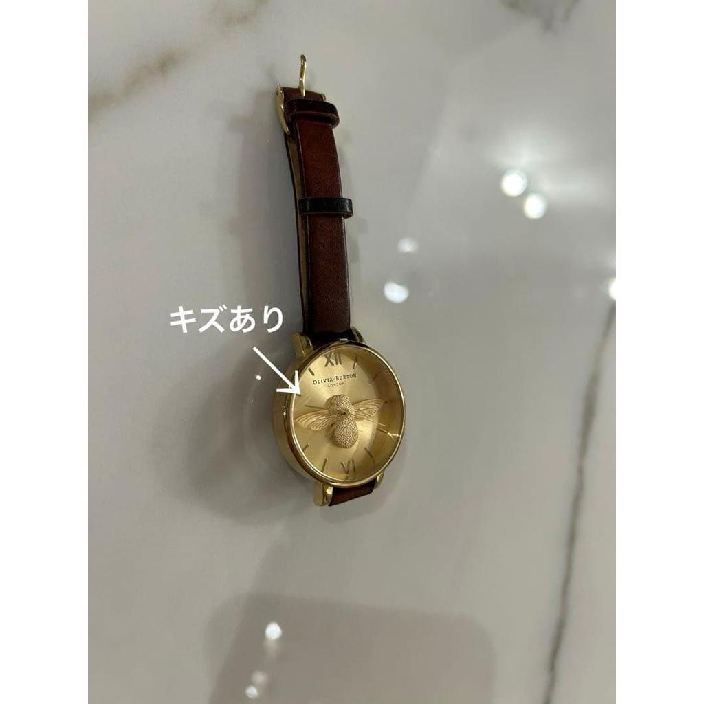 Used OLIVIA BURTON Watch Gold Bee Motif