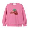 Xiaoyinman Girls' Fruit Print Round Neck Sweatshirt