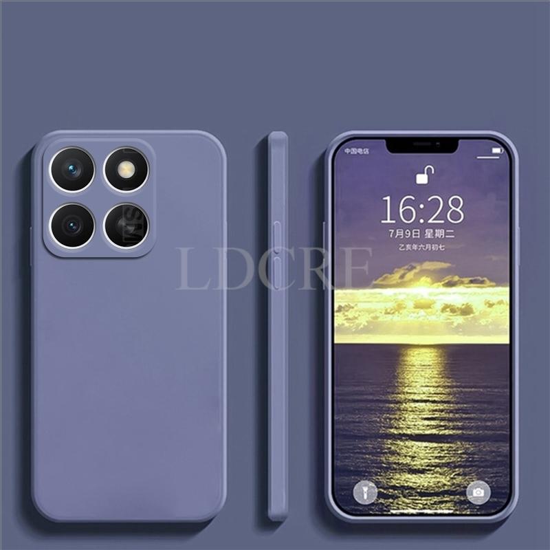 

Чохол для Honor X8C Рідкий силіконовий Однотонний Чохол-протектор для телефону Чохол для Honor X8C Чохол з ТПУ-гуми Чохол для Honor X8C For Honor X8C