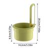 1Pcs Hangable Sink Drain Basket With Separate Filter Press Pour Design For Kitchen Vegetable Food Draining
