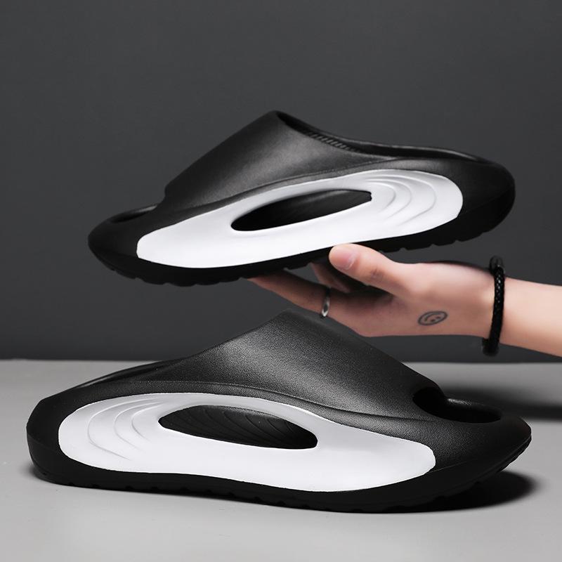 Kapcie kapcie dla par lato nowe grube dno antypoślizgowe odporne na zużycie kapcie męskie i damskie rekreacyjne na zewnątrz na plażę