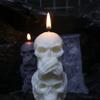 Skull Head Candle Mould Pumpkin Halloween Skull Crafts Silicone Molds  Home Decor