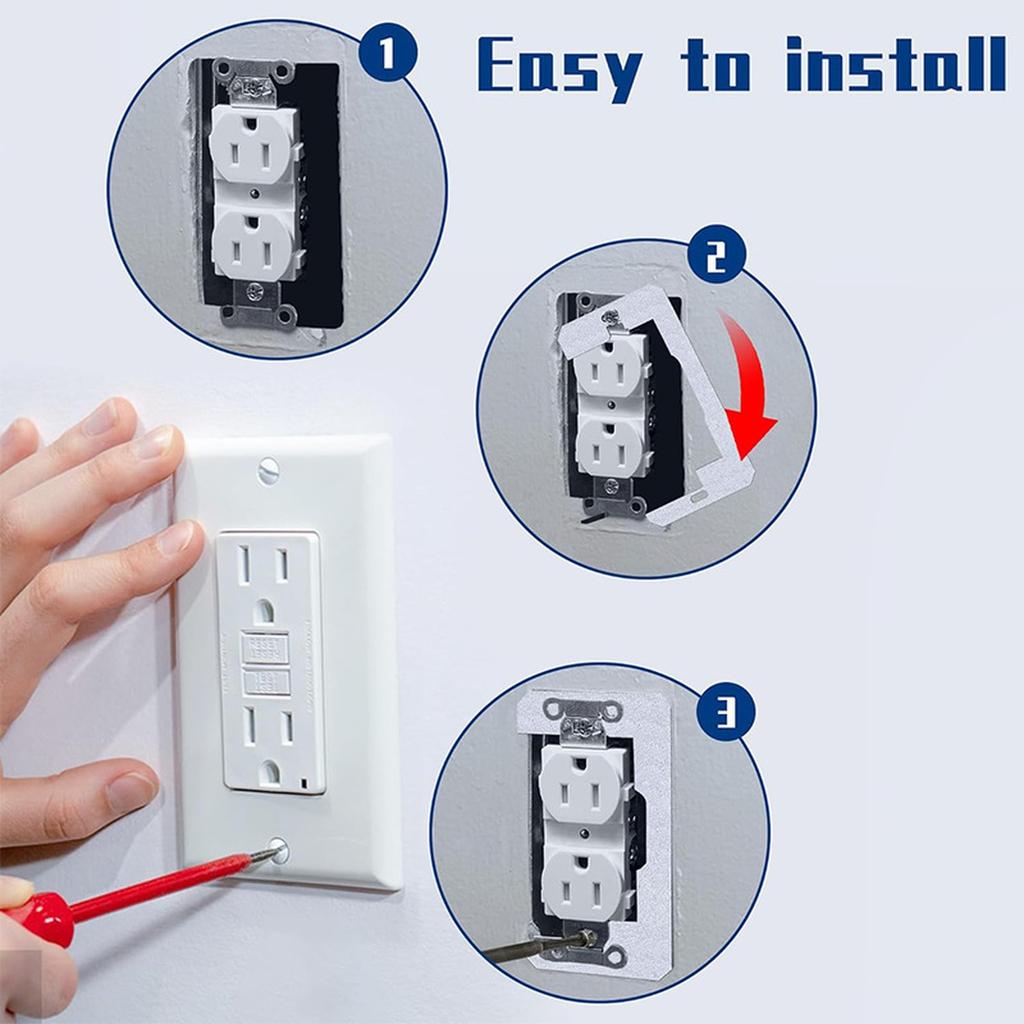 Wandplatten-Abstandshalter, Metall-Einbau-Geräte-Nivellierplatten, Steckdosen-Abstandshalter-Unterlegscheiben-Nivellierer zur Wandbefestigung