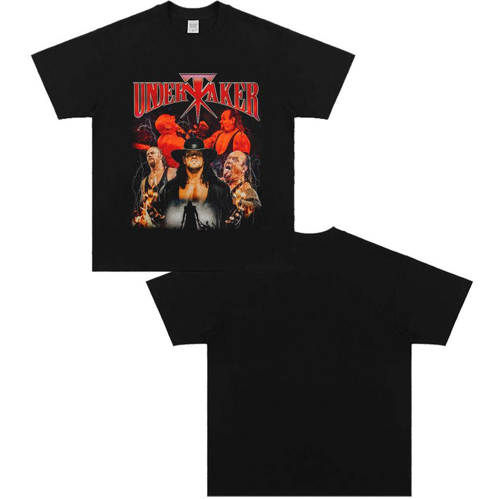 The Undertaker Undertaker Fighting Wrestler American Vintage Street Wear Short Sleeve Men's T-Shirt