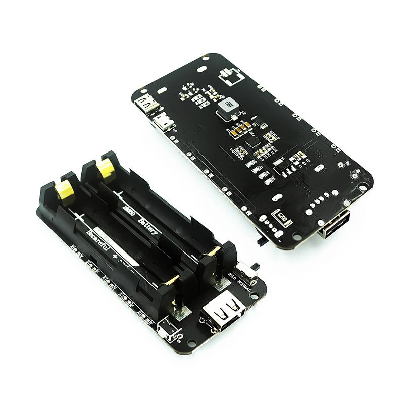 Stlxy ESP32 ESP32S V3 Micro USB Port 18650 Battery Charging Shield Board Type A USB 0.5A for Arduino Wemos Raspberry Pi