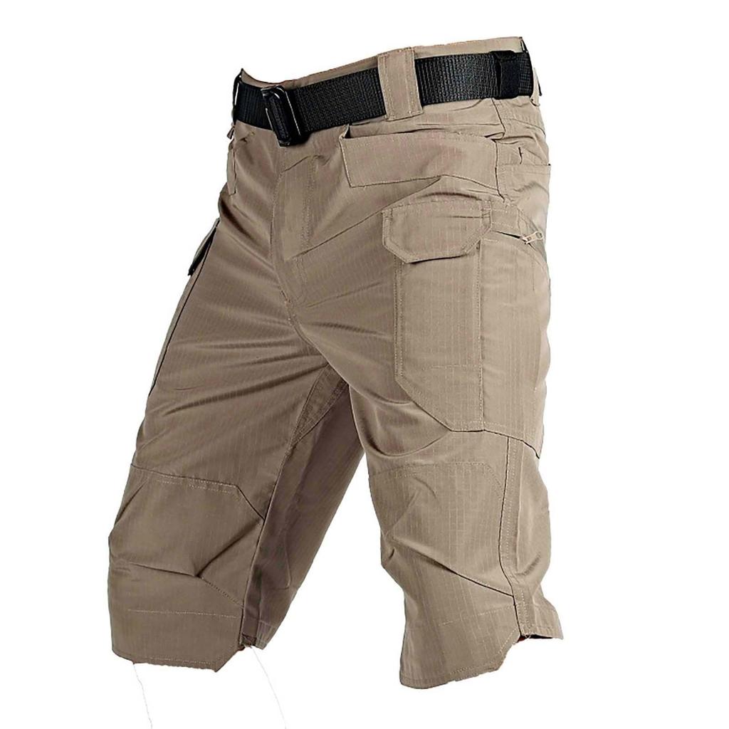 Summer Shorts Men's Five Quarter Pants Breathable Elastic Work Pants