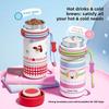 COOKER KING 316L Stainless Steel Thermos Cup BPA Free 350ml Children's Water Cup Portable Reusable High Value Kettle