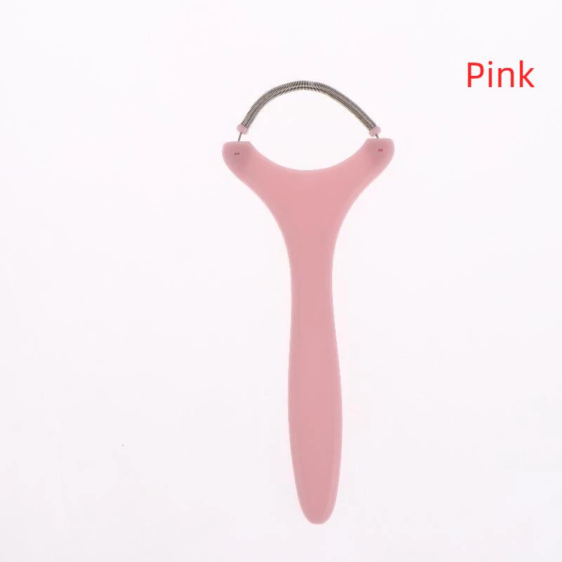 Facial Hair Remover Manual Spring Design Portable Lightweight Face Hair Removal Tool Longer Lasting Soft Skin Threading Epilator
