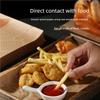 50 pcs Oil-Proof Paper for Wrapping Sandwich Packaging Burger Bread Fried Food Fryer Air Baking Paper Plate Mat Accessories