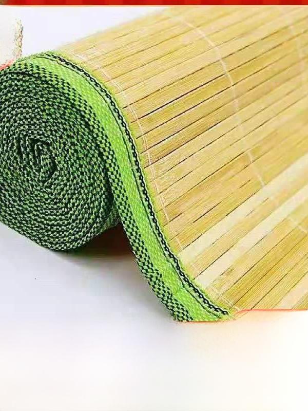 Bamboo Cooling Mat 12M Ice Silk Bedding for Students Dormitory Upper Lower Bed Home Use Single Double Person Grass Mat