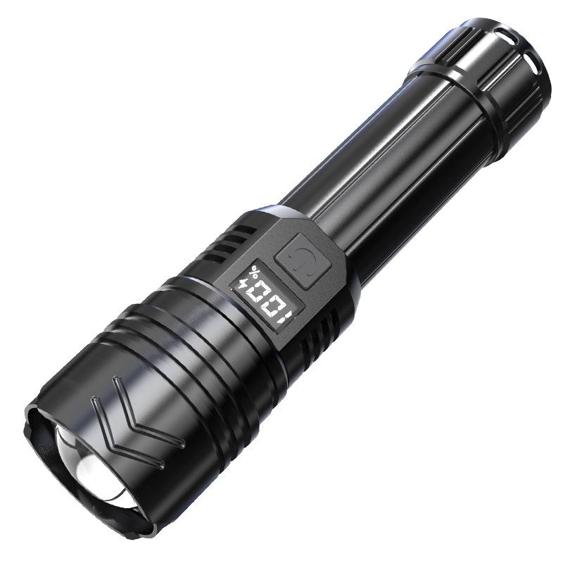 680000LM Portable Strong Light LED Flashlight Rechargeable Powerful Tactical Flashlights Zoomable Torch Outdoor Camping Fishing