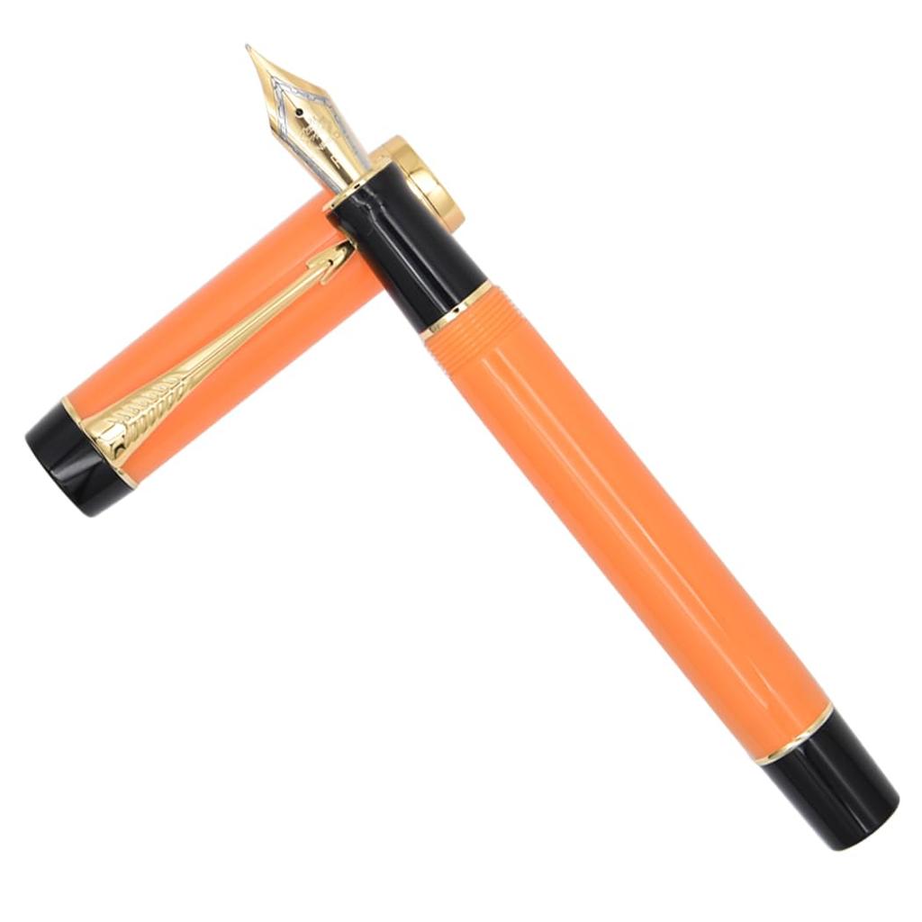 Ranvi Jinhao 100 Fountain Fine Solid Orange Pen, Nib,