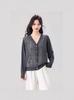 2026 Spring/Summer Korean Style Plus Size Women's Hollow Knit Cardigan Sweater