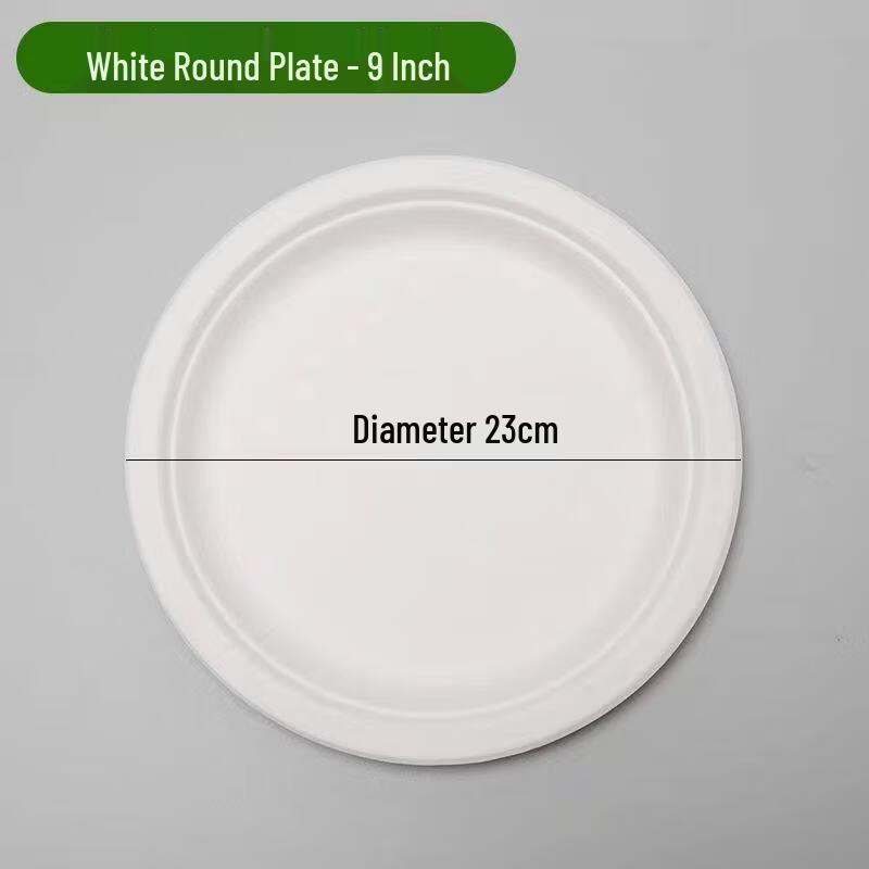 Kashicong Biodegradable Disposable Paper Plates