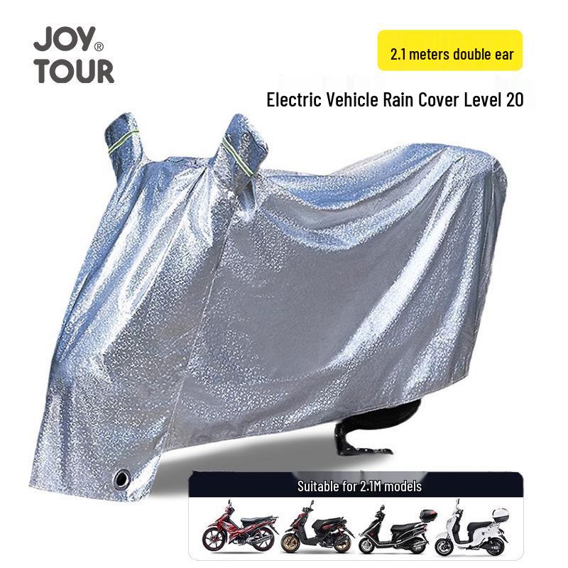 Jiaotu Electric Vehicle Sunshade: Full Rainproof, Dustproof, Sun Protection Cover for Motorcycles and Electric Scooters.