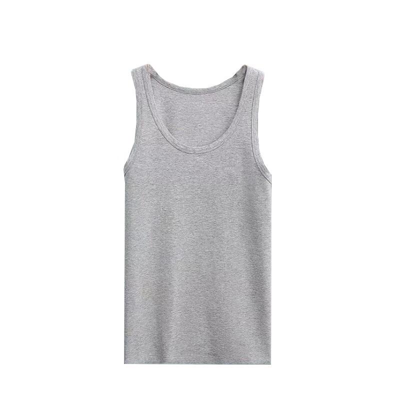 Laobaojia Men s Loose Cotton Tank Top XL серый