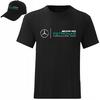 Men's T-shirt Mercedes Amg F1 Team M + Cap