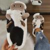 Soft Cow Slippers For Women - Cozy Animal-Themed Home Shoes Fluffy Winter Shoes For Women House Slippers