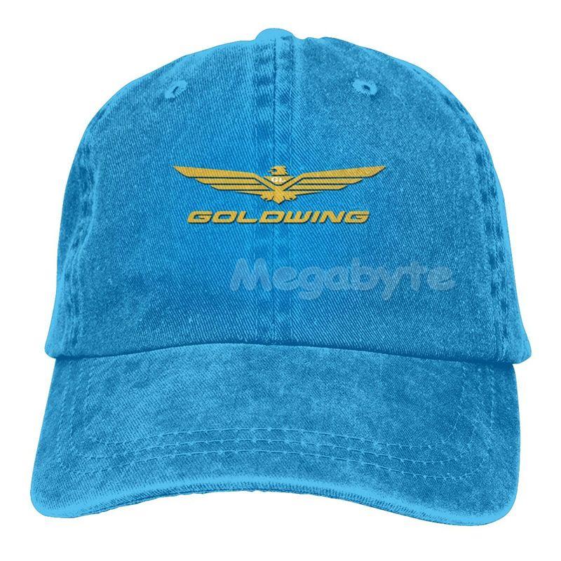 One Nation Design Goldwing Retro Sports Cool dospělá džínová čepice s venkovní neformální sportovní čepicí černá