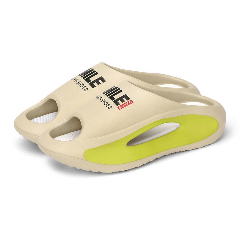 Fashion Comwarm New Men's Summer Sports Sandals Fashion Thick Sole EVA Slippers Soft Hollow Unisex Leisure Sandals Non-slip Beach Shoes