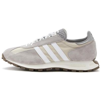 Racing 1 Comfortable Versatile Non-Slip Durable Low-Top Running Shoes Unisex Sneakers Gray White GX8633