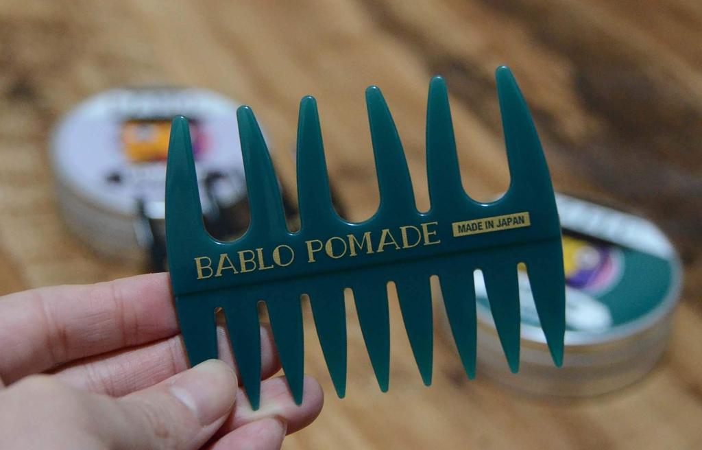 BABLO POMADE Mesh Comb Comb Set for Barber Shop (Green) - Men, Arame,