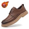 Business break men's shoes platform sewing line retro dress business men's leather shoes men's casual shoes