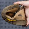 Imwete Men's Safety Boots Welder Anti-Smash Work Shoes Indestructible Safety Footwear Male Steel Toe Security Sneakers