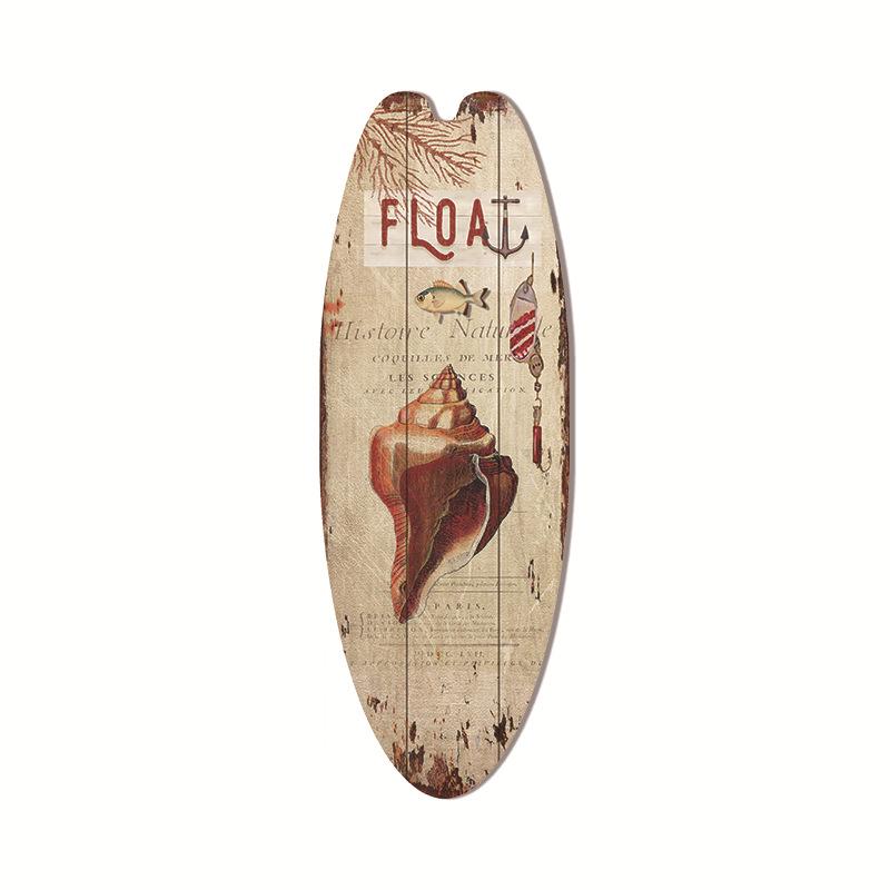 Hawaiian Surfboard Pendant Beach Wall Decoration Sign
