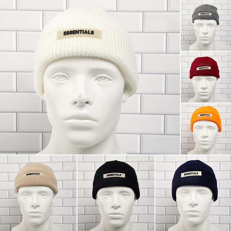 Knitted Hats Women Black Beanie Thick Hat Winter Hats Beanies Skullcap