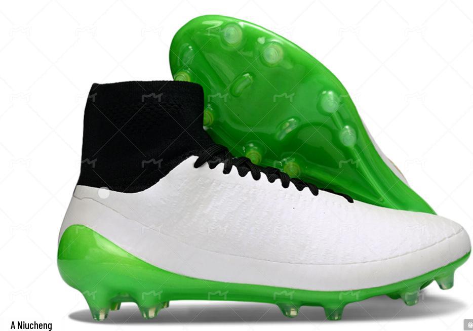 Men's Waterproof Football Shoes – Ghost Face Knit FG Cleats (Sizes 39-45) – Free Shipping Available