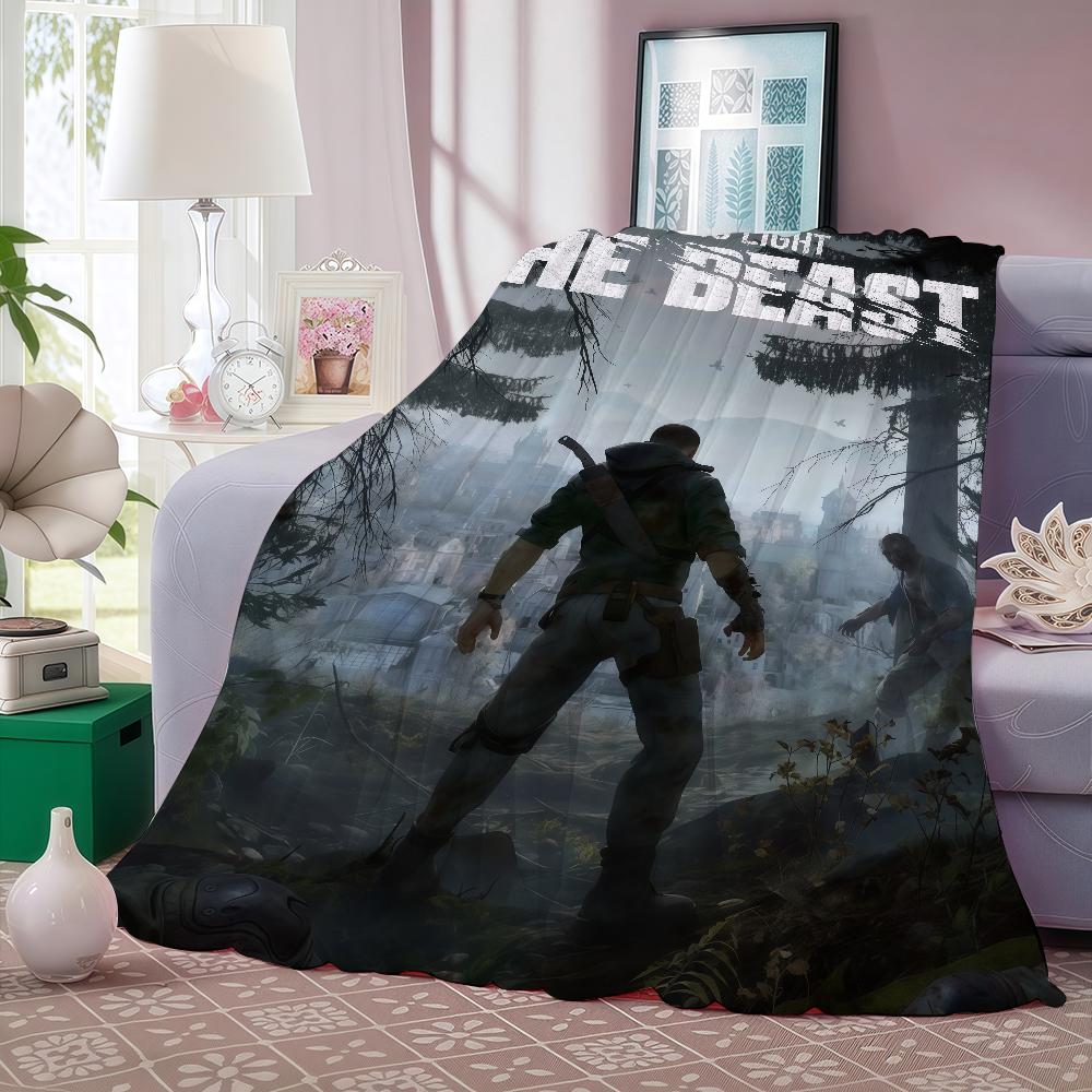 Game Dying L-Light The B-beast Blanket Warm And Soft Suitable For Bedroom Living Room Sofa Bed Office Travel Camping 30x40in