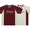 American Retro Sports Jersey Short-sleeved Fans European and American Street Tide Brand Loose Fan Version