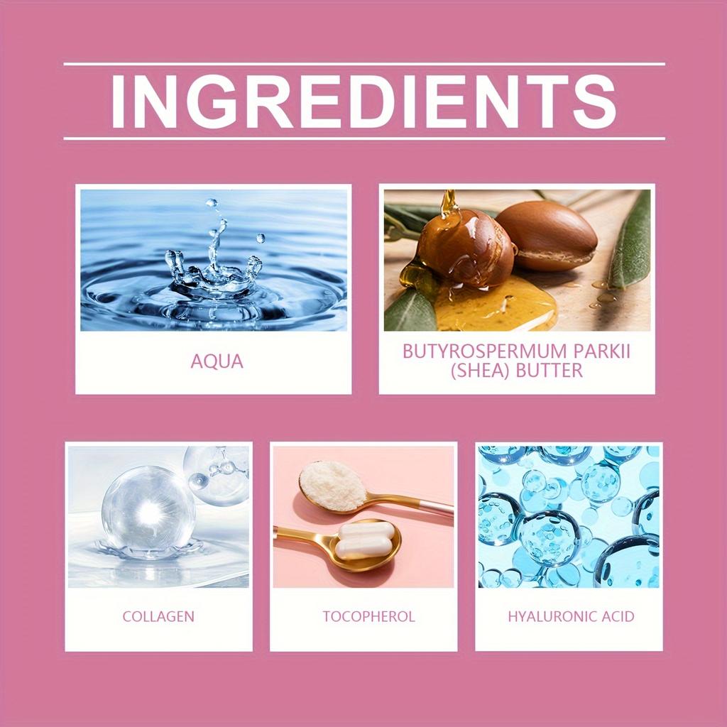 Jaysuing Kollagen Hoftestrammende Krem Forbedre Slapp Hud Øke Elastisiteten Form Perfekt Kontur Dyp Næring Oppstrammende Rumpe