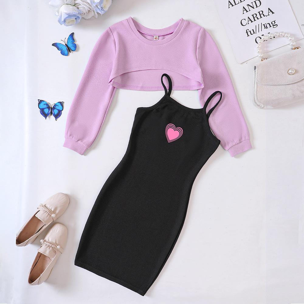 Robe Princesse En Tulle Pour Fille 2-7 Ans - Manches Longues, Col Rond, Boutonnage - Idéale Fête, Anniversaire, Automne - Confortable Et Jolie !