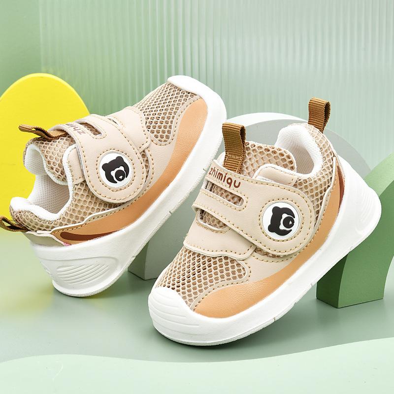 Boys' Sandals, Boys' Summer Learning-to-walk Shoes, 0–1/2 Years Old Infant Anti-slip Soft Sole Mesh Shoes, Girls' Baby Shoes