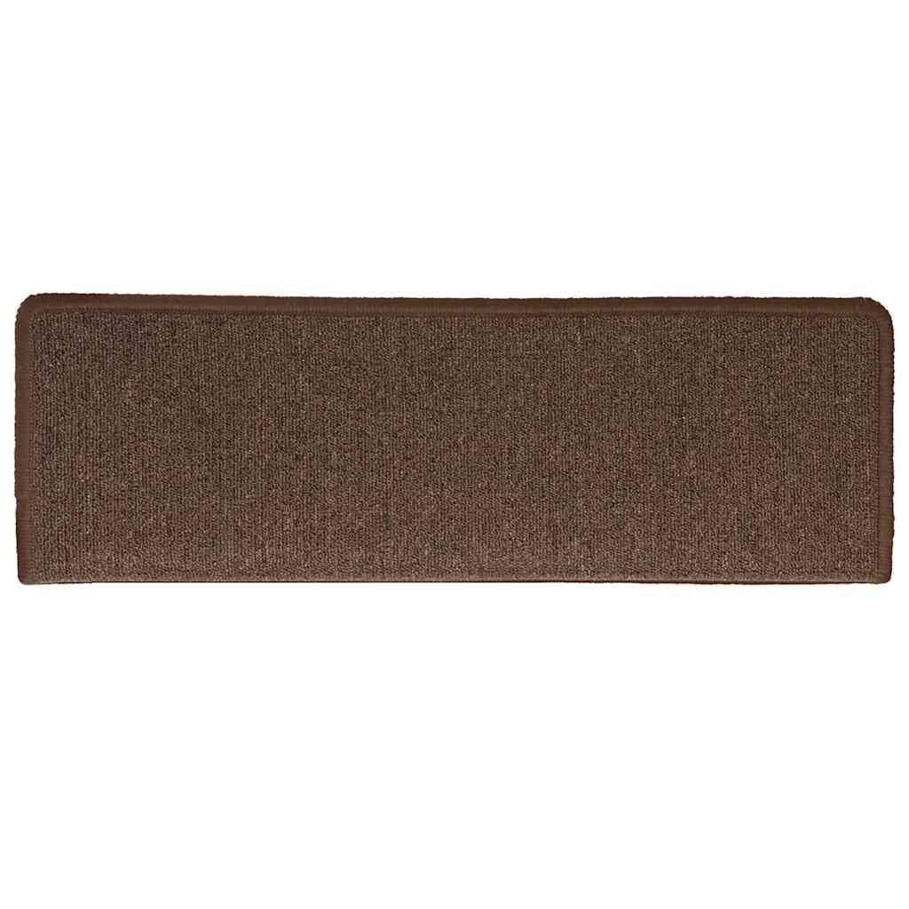 Stair Mats 30 Pcs. 65X21X4 Cm Brown