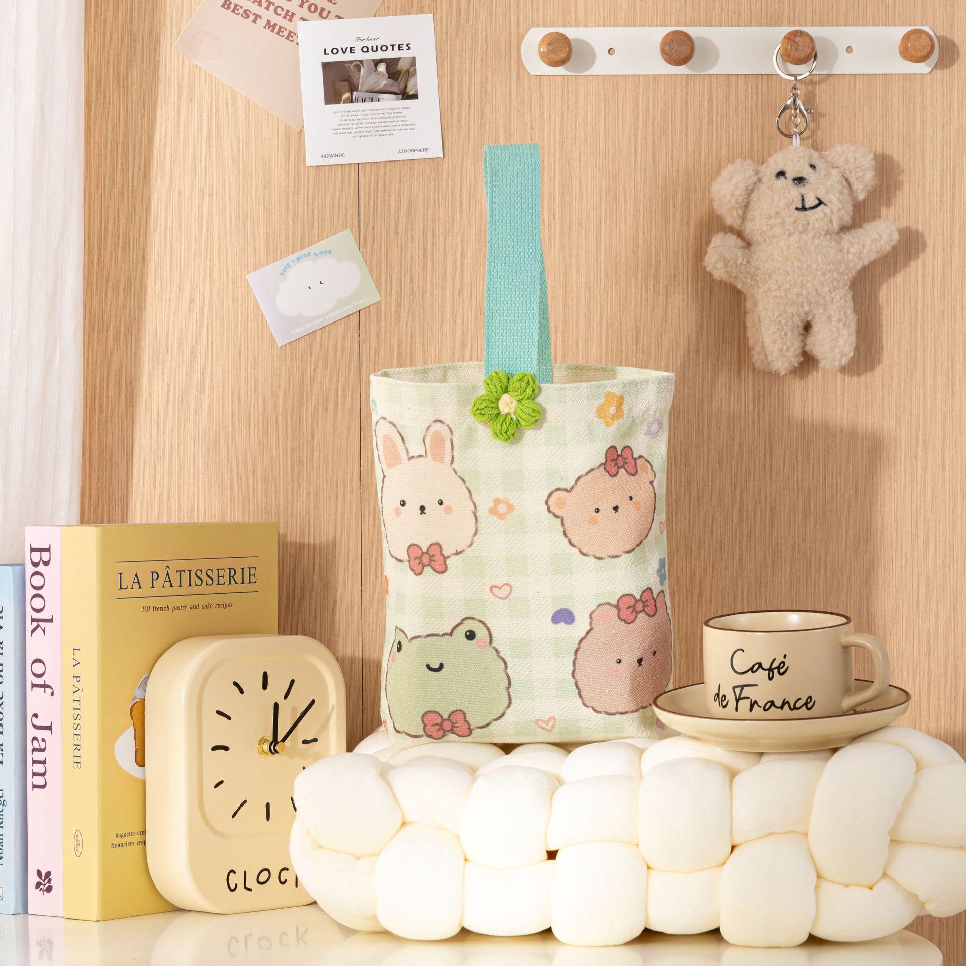 

Сумка из холщовой ткани с рисунком в клетку для женщин - многоцелевая ежедневная сумка