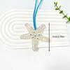 3D Beaded Patch  Starfish Shells Patch Pendant Lanyard Decorative Diy For Bag Keychain Beading Applique