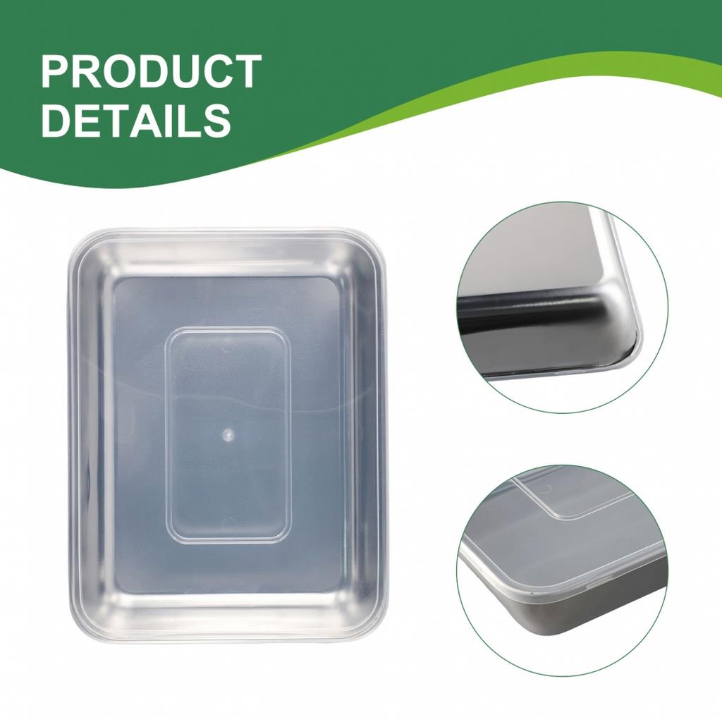 Practical Stainless Steel Trays for Daily Cooking and Storage Needs