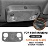For Ford Mustang 2005-2009 Soft Suede Faubik Car Accessories, Roof Reading Light Panel, Decorative Cover, Interior Sticker
