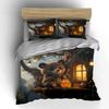 Bear-Themed Honey Cozy Set Soft Skin-Friendly Bedding Set Includes 1 Duvet Cover And 2 Pillowcase Gift