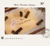 70-Piece Retro Wooden Stamp Set: Uppercase, Lowercase, Numbers, Cursive & Standard