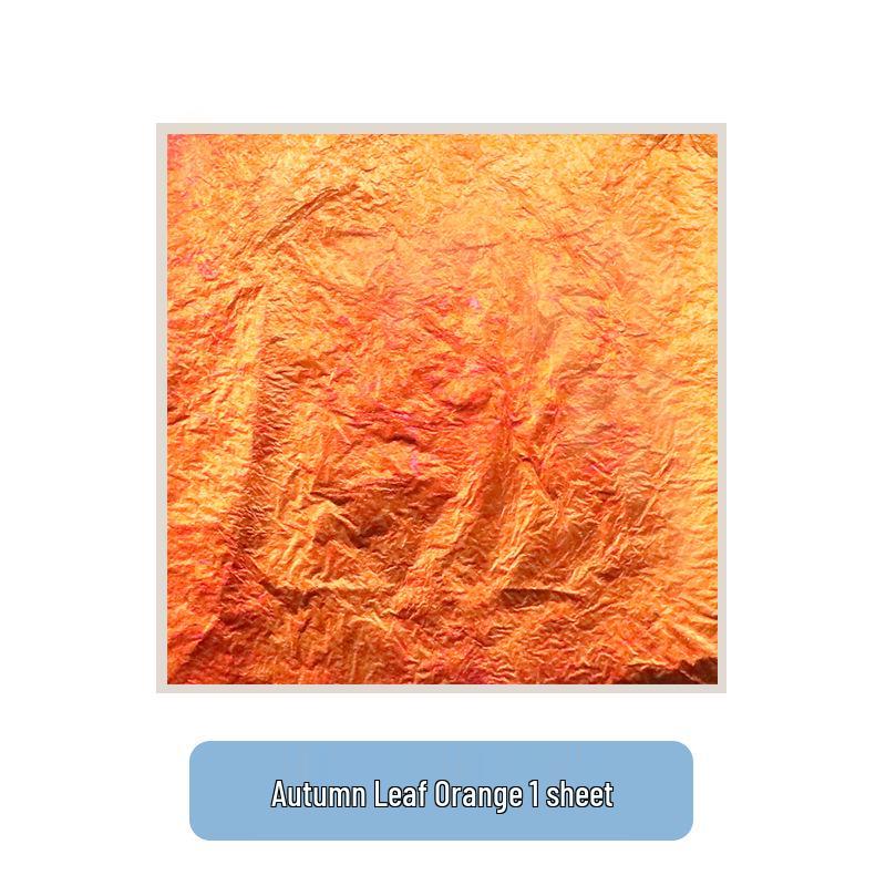 Handmade Colored Gold Foil Paper for DIY Craft and Rock Painting