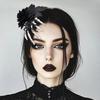 Flower Ghost Claw Hair Clip Vintage Skull Clip New Skeleton Hand Hairpin  Halloween