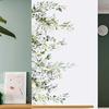 2pcs Removable Wall Stickers Plant Vine Flower Green Leaf Self-Adhesive Decorative Decal for Home Living Room Bedroom Background