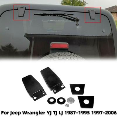 1 para zawiasów szyby tylnej szyby samochodu pasuje do Jeep Wrangler YJ TJ LJ 1987-1995