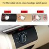 Headlight Switch Adjust Trim Cover Fit For Mercedes-Benz W164 ML X164 GL W251 R-Class 2006-2011 ML320 ML350 GL450 R350